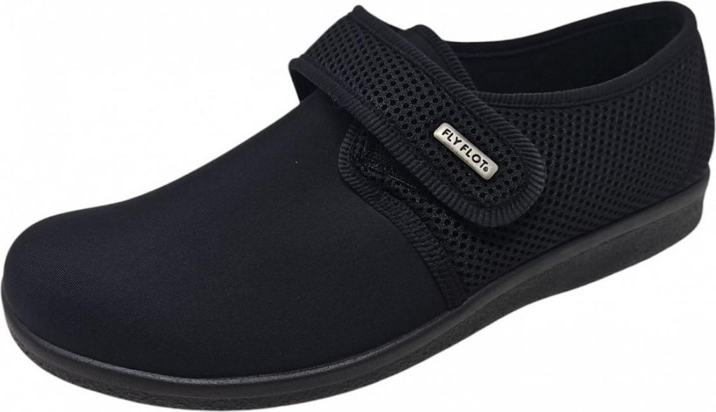 FLY FLOT Hausschuh Schwarz Produktbild 