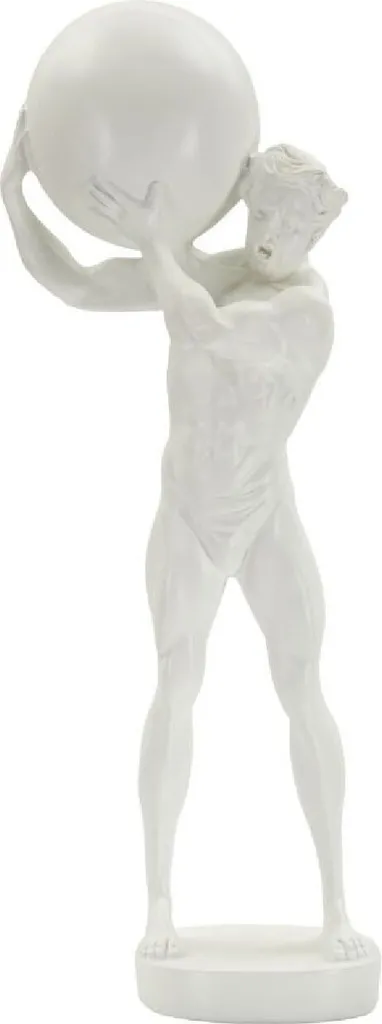 Sublimez un Meuble Vide avec la Sculpture Atlas Blanche Mauro Ferretti 50cm