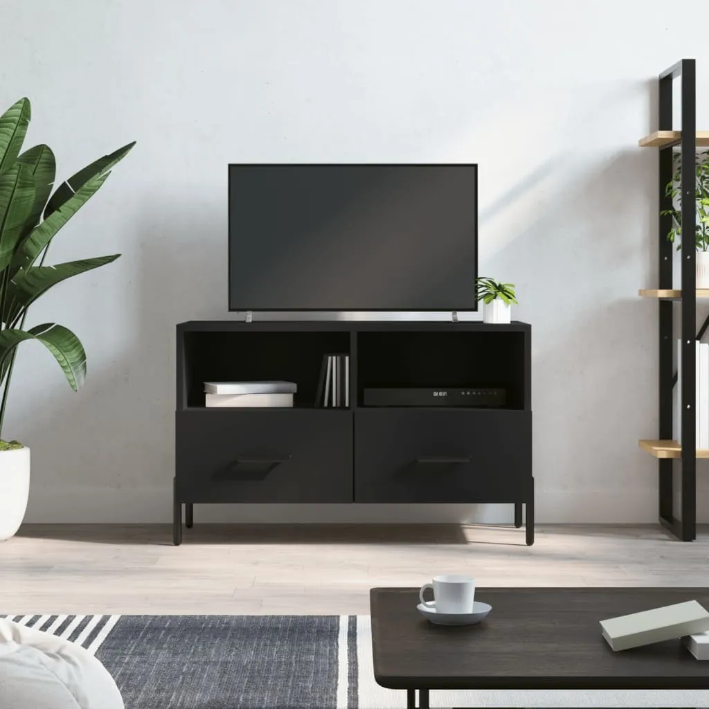 Maison Exclusive Mobile TV Nero - L'Eleganza del Nero nel Soggiorno
