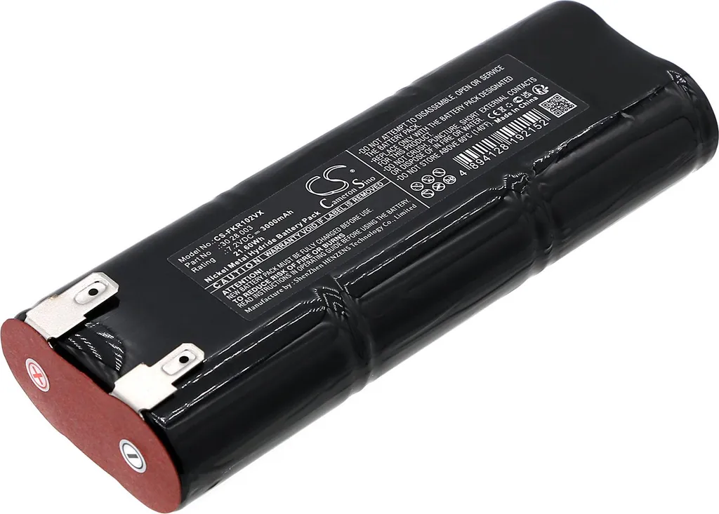 Batteria TECHTEK per Fakir IC 1022 e Inotec VC72 | Ricambio 3000mAh