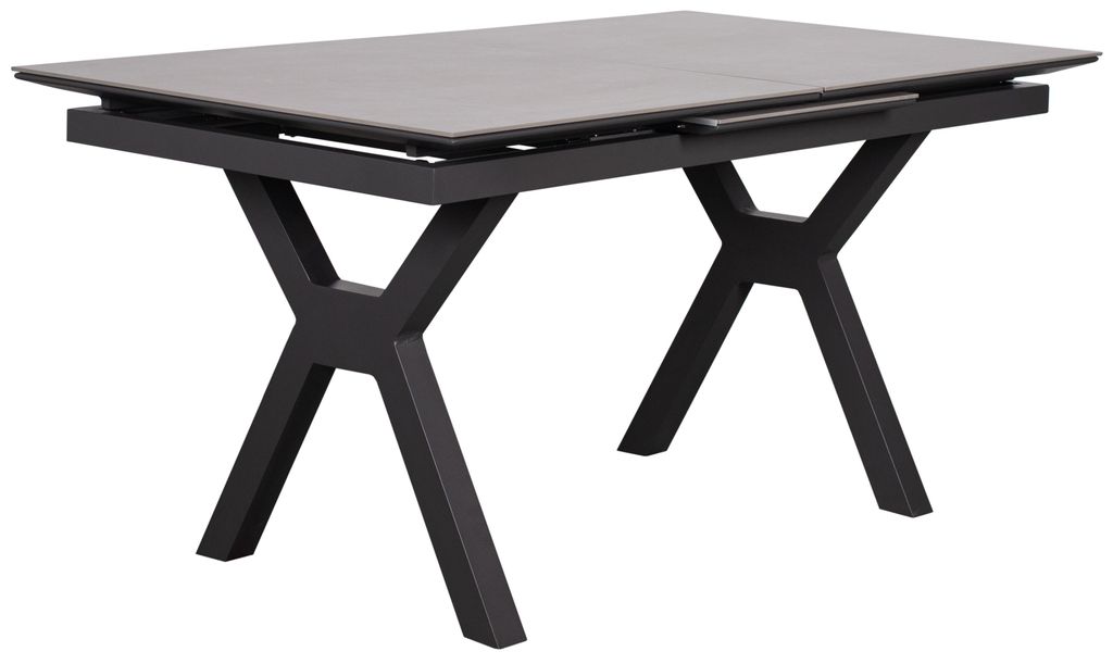 Ausziehtisch Granada 160/210 x 90 cm light grey Aluminium Produktbild 