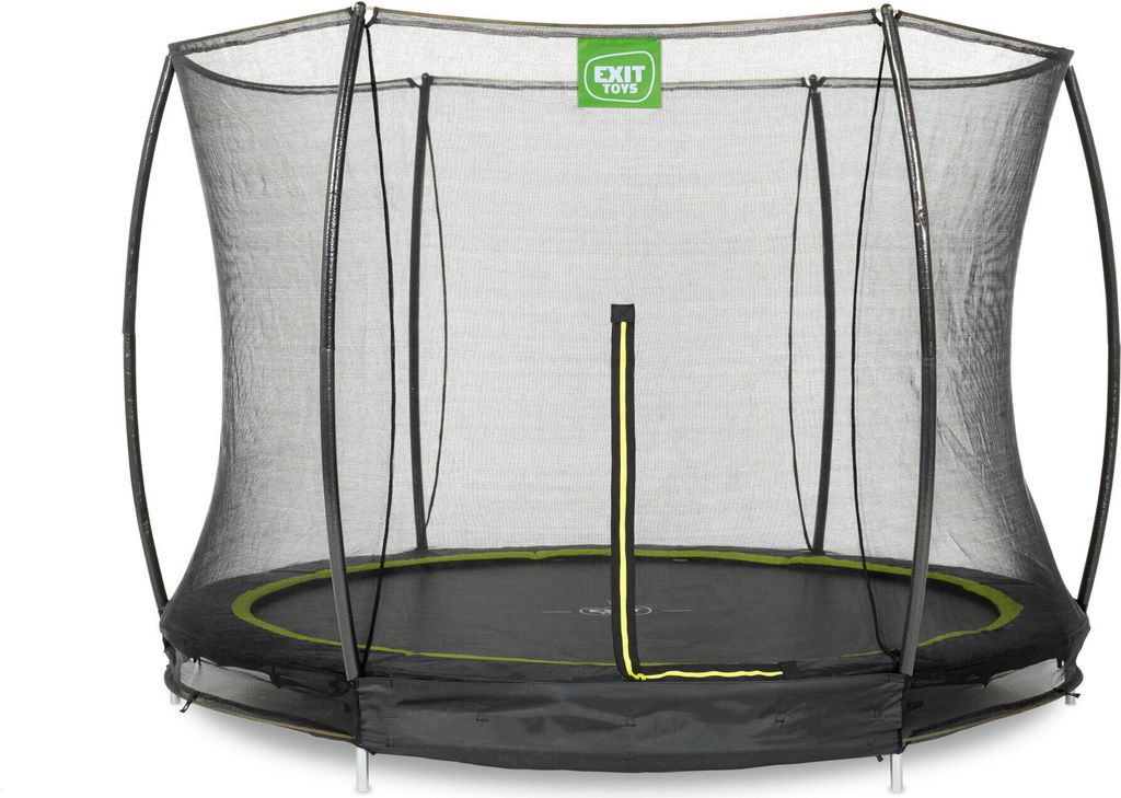 EXIT Silhouette Bodentrampolin ø305cm mit Sicherheitsnetz - Produktbild 1