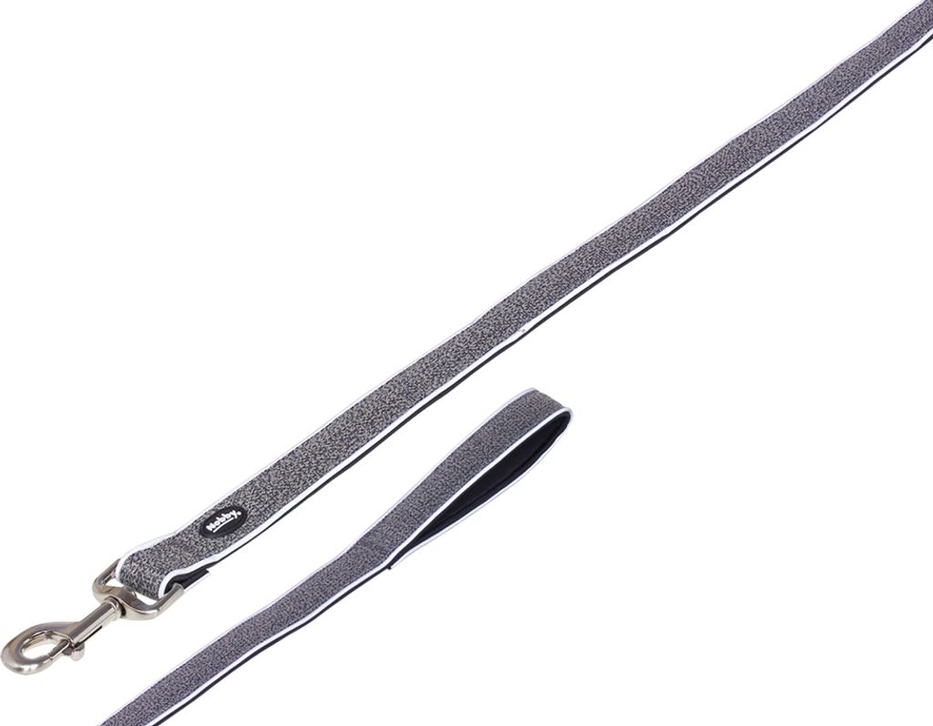 Nobby Leine Cayo grau, Maße: 120 cm / 15/20 mm