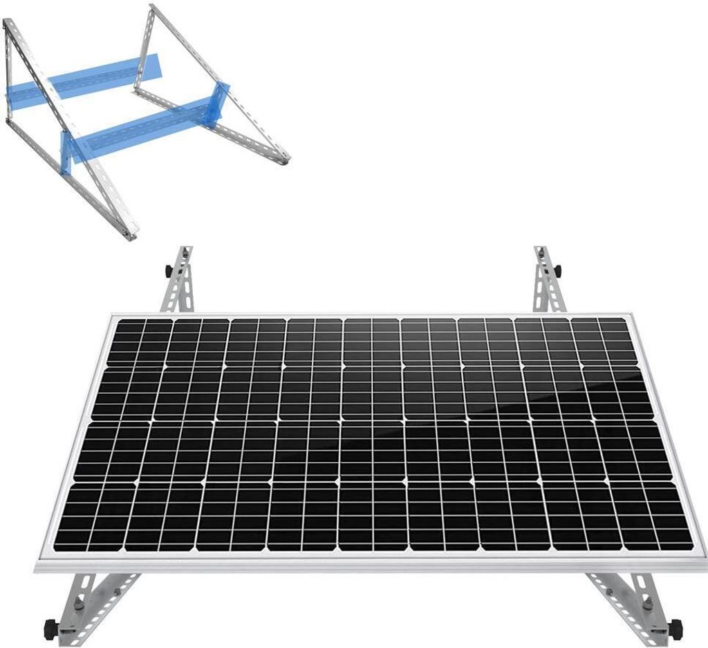 2er Set PV Halterung 118cm Verstärkter Solarmodul Produktbild 3