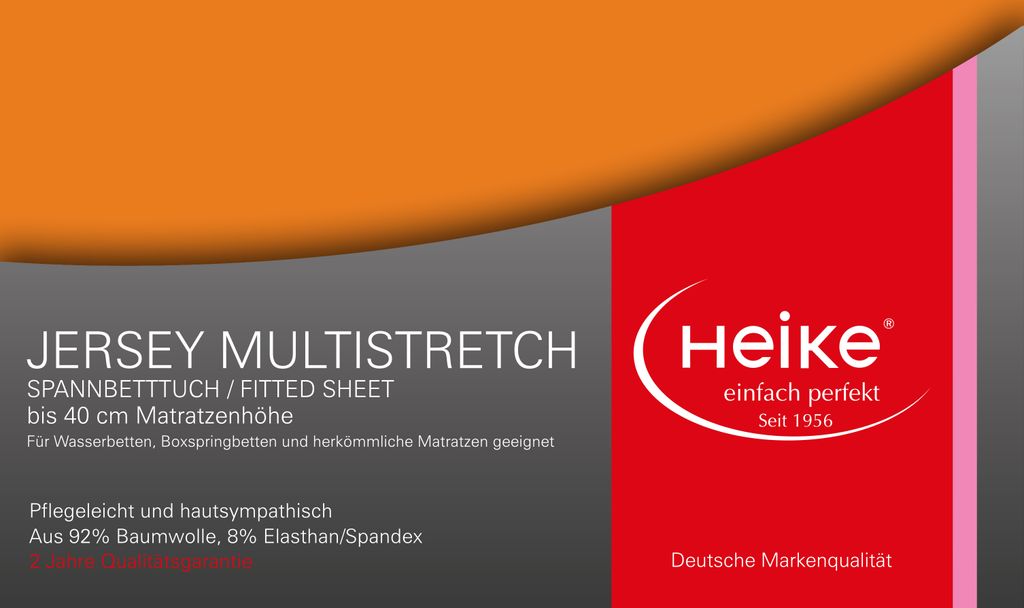 Heike hochelastisches Spannbettlaken, Multistretch, bis Produktbild 