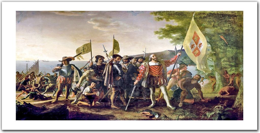 Coloray - Bild aus Glas - 120x60 cm - Dekoration wohnzimmer wanddekoration gehärtetes Glas Küche glasblock mit bild - Columbus Strand