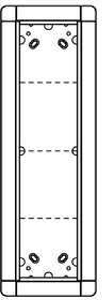 Ritto Portier UP-Rahmen si 4-fach, 141x431mm 1881420