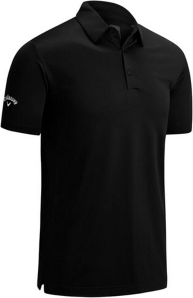 Callaway - Poloshirt, Unifarben für Herren RW7679 (XS) (Kaviar)