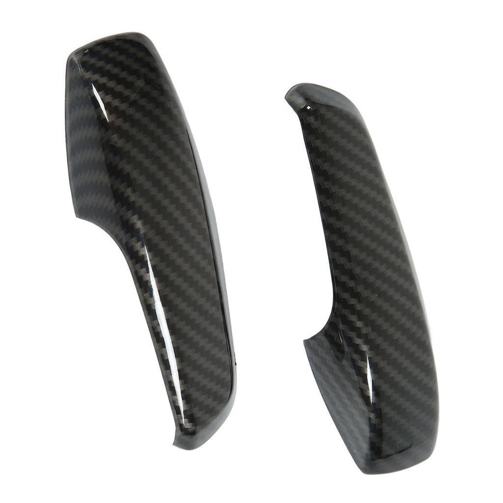 2pcs innere Türgriffverkleidung Abdeckung Kohlefaser Farbe ABS Ersatz für Smart Fortwo W451 Facelift 2011?2014