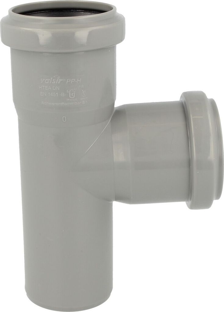 HT Abzweig einfach Ø 110/110 x 87°, mit 2 Steckmuffen Produktbild 