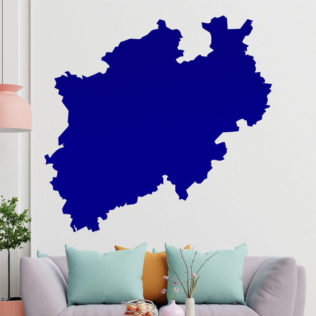 KIWISTAR Bundesland Nordrhein-Westfalen - Düsseldorf Kölner Dom Wandtattoo in 6 Größen - Wandaufkleber Wall Sticker - Dekoration, Küche, Wohnz...