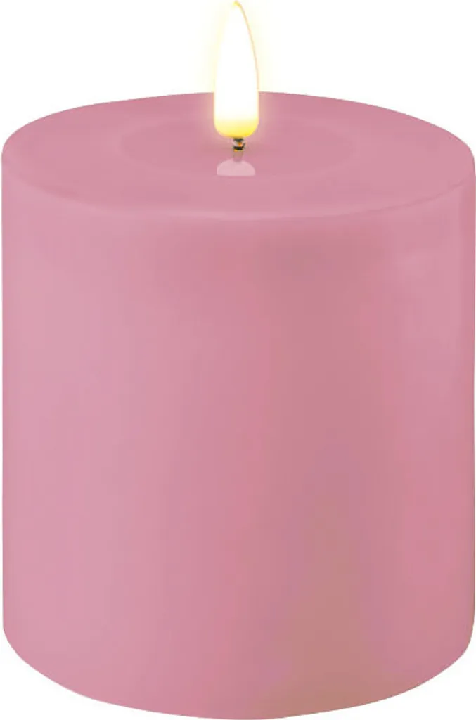 Candela Elettronica LED 10x10 cm Lavanda - Sicurezza e Lunga Durata