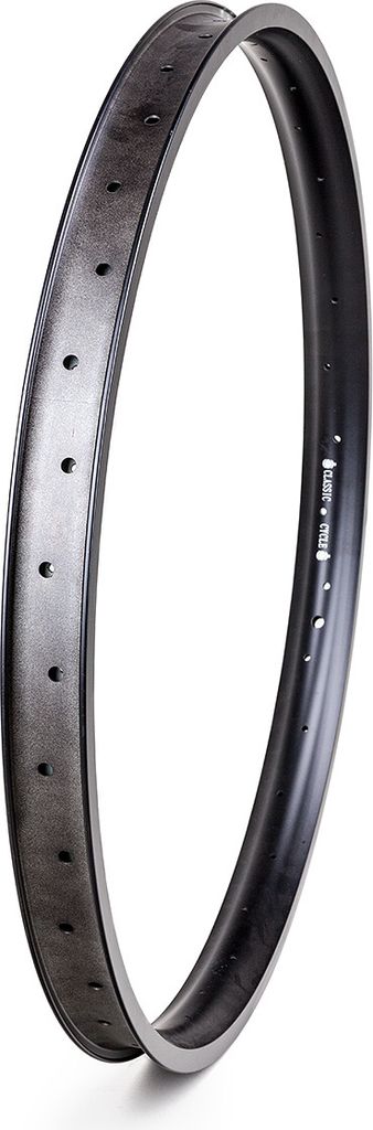 Alufelge 28 Zoll, 46 mm, 32 Loch mattschwarz