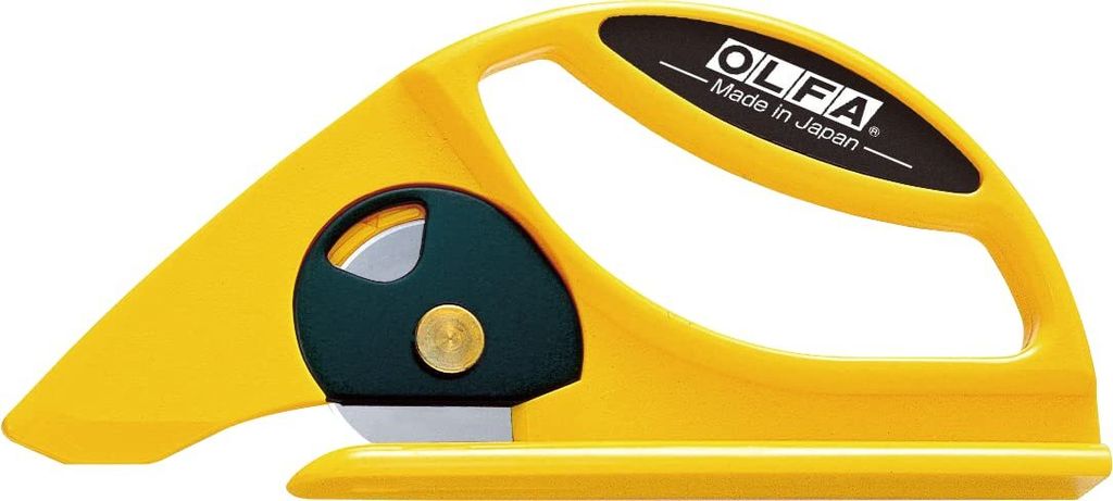 Olfa 45-C, Stahl, Schwarz/Gelb, Linoleum, Teppich, Produktbild 