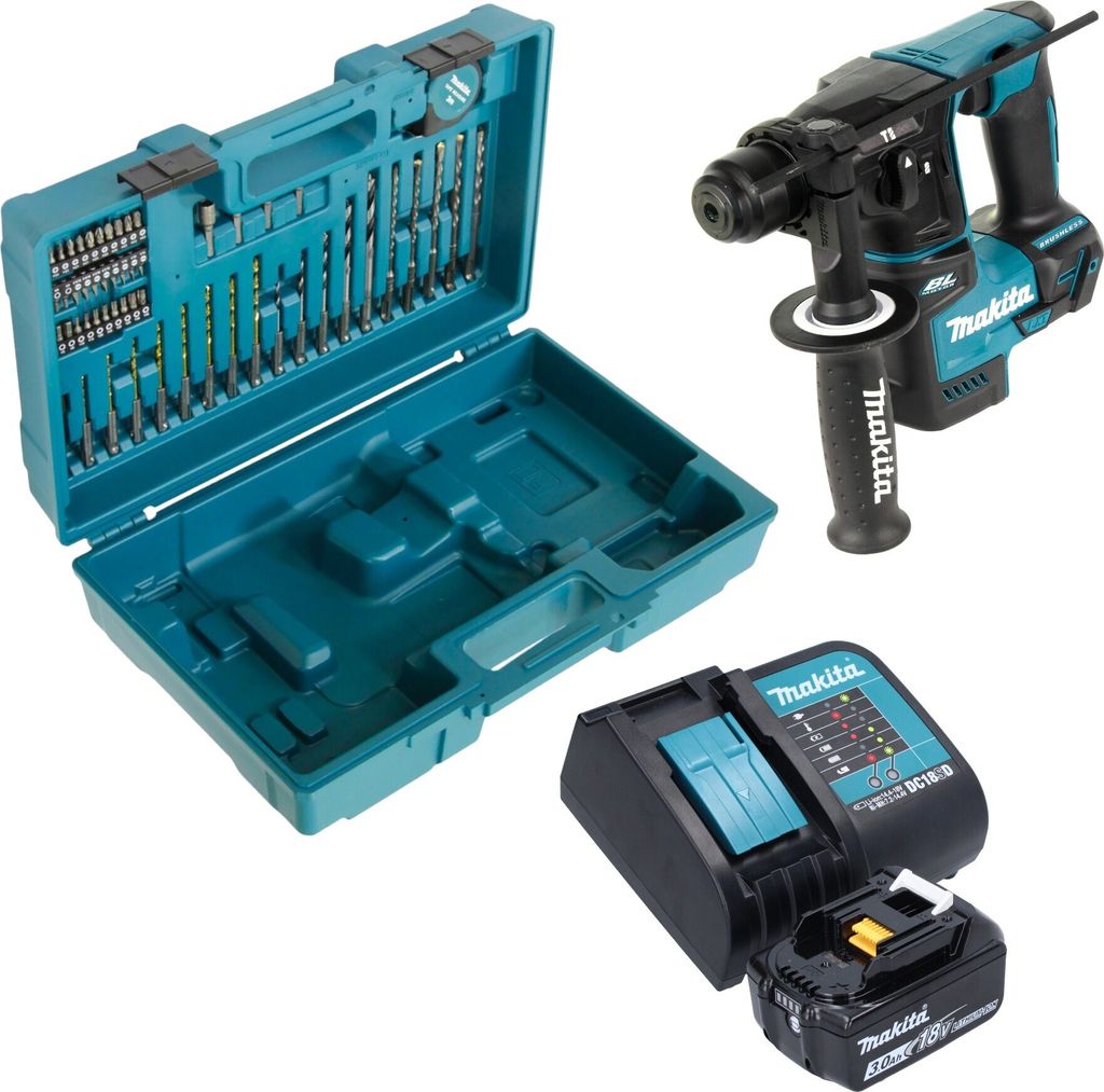 Makita DHR 171 SF1X3 Akku Bohrhammer 18 V 1,2 J SDS-Plus Produktbild 
