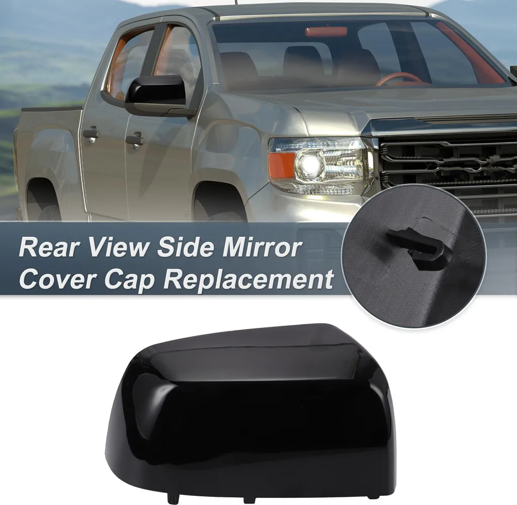 Coque de Rétroviseur Noir Brillant Haute Résistance pour Chevrolet Colorado
