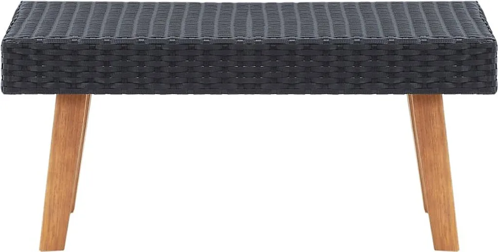Vidaxl Tavolo Da Giardino In Stile Rattan - Marrone - 79x79x72 Cm