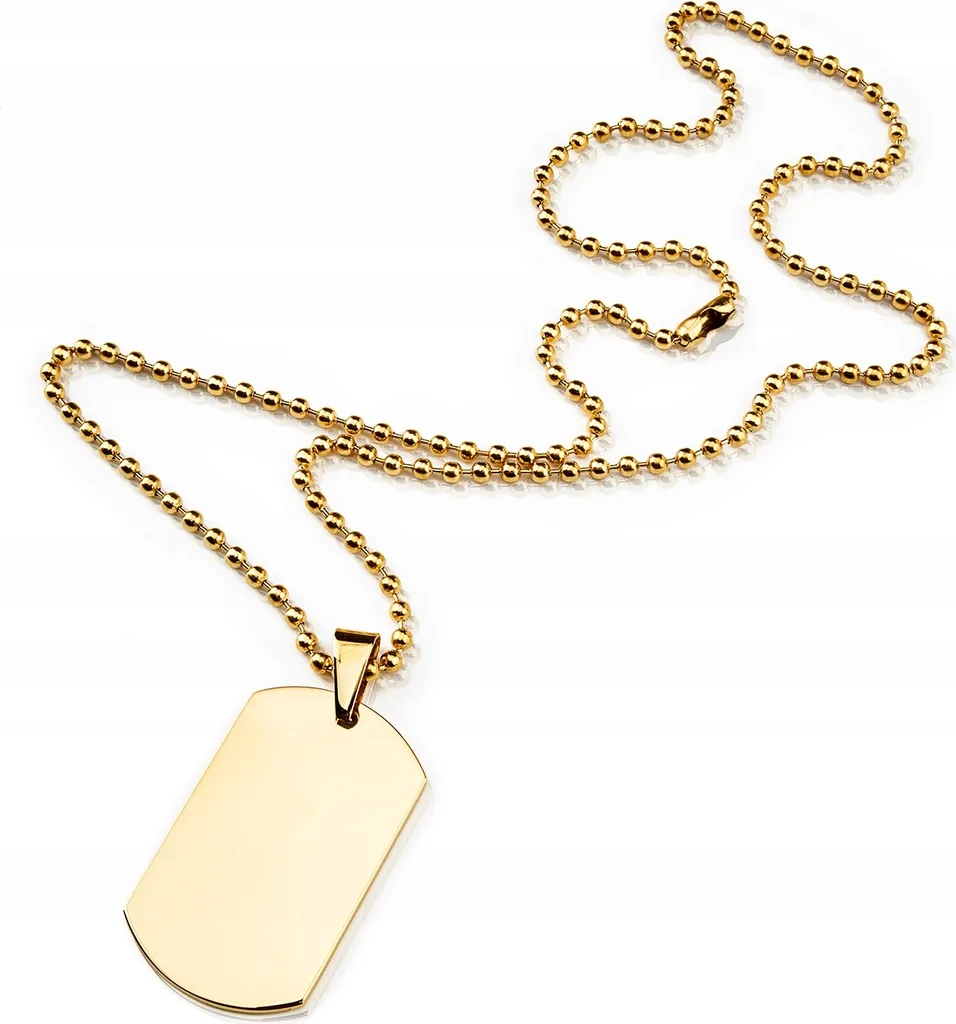 Collier porte-nom personnalisé BN-01 ETERNITÉ D'OR pour cadeau unique