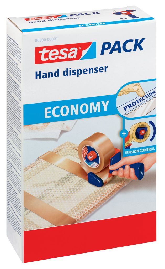 tesa 06300-00001-00 tesa Packbandabroller Economy, bis 66m Zdjęcie produktu 