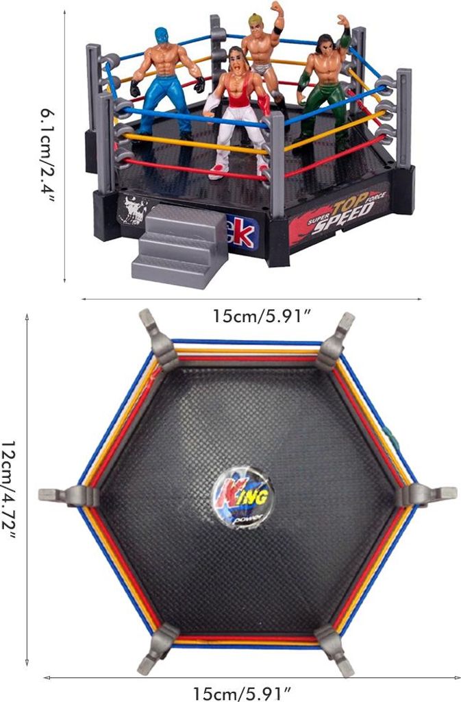 Bojová hračka Zápas Wrestler Warrior Zábavný kroužek pro Obrázek produktu 