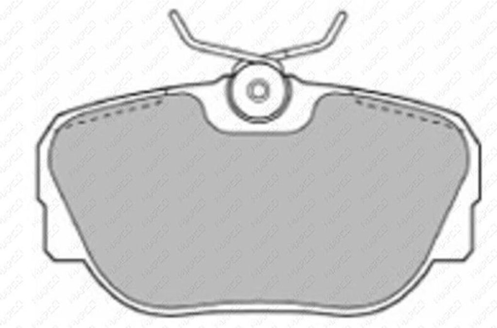 Scheibenbremsbelagsatz VA, BMW 3er (E30) mit ABS