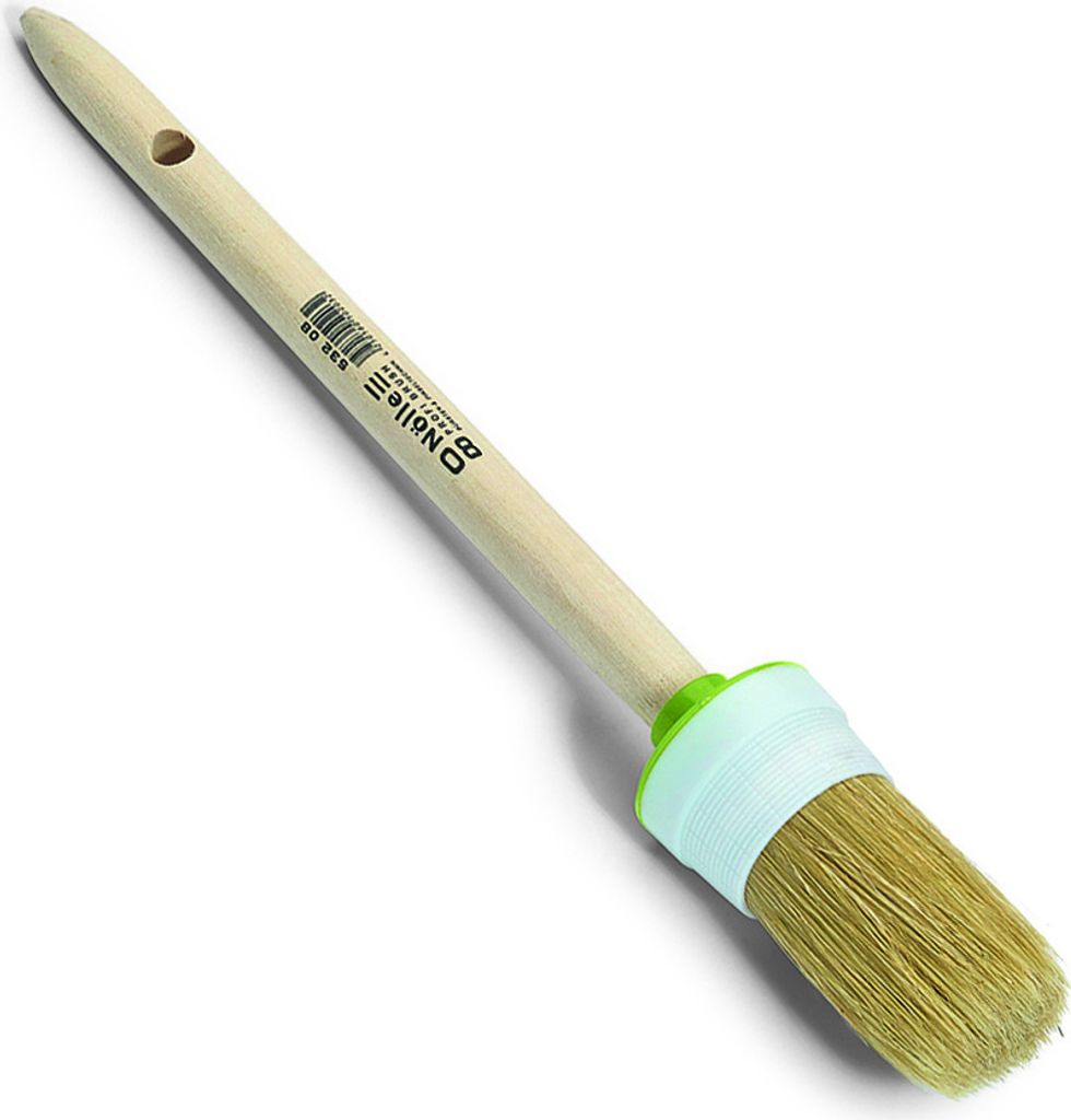 Ringpinsel Gre 4 Borstenlnge 40 mm 25 mm helle Mischborste Produktbild 