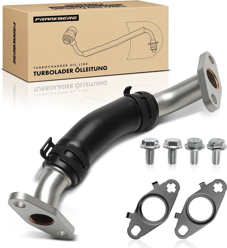 Frankberg 1x Ölleitung Turbolader für VW Golf 5 6 Passat Audi A3 TT Seat Exeo Skoda Octavia