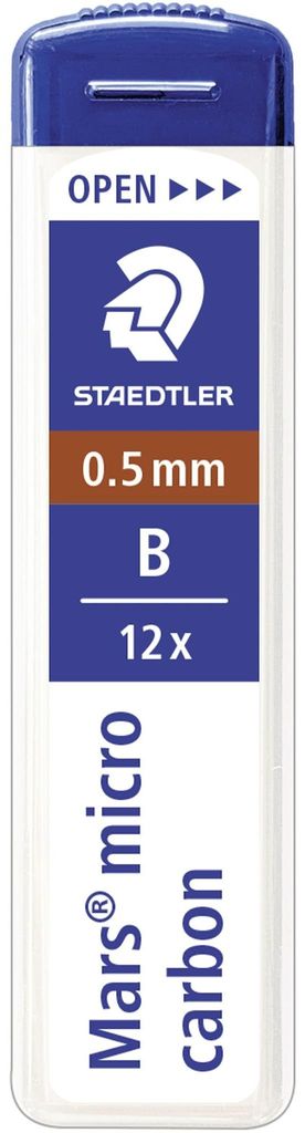 STAEDTLER® 250 05-B Feinmine Mars micro 0,5mm B 12St Immagine del prodotto 