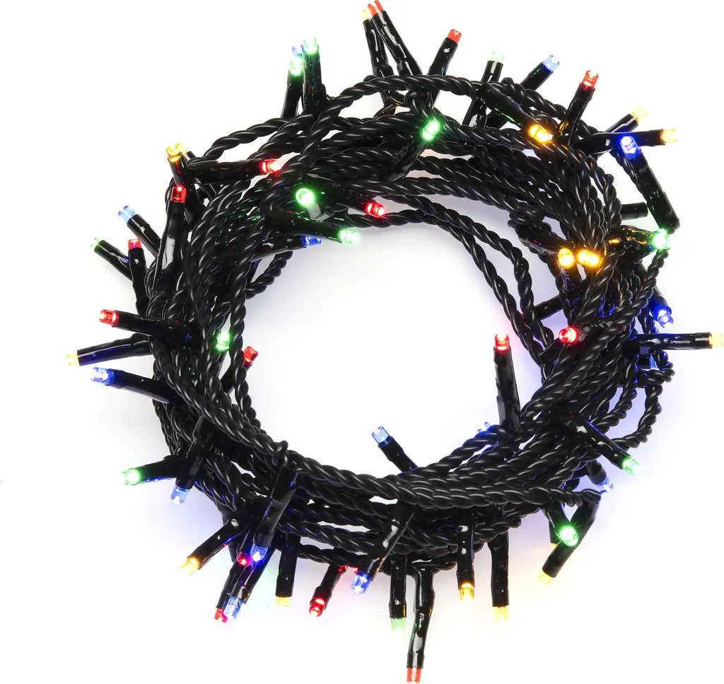 Éclairage Noël extérieur anti-nœud : Chaîne d'arbre Micro LED robuste