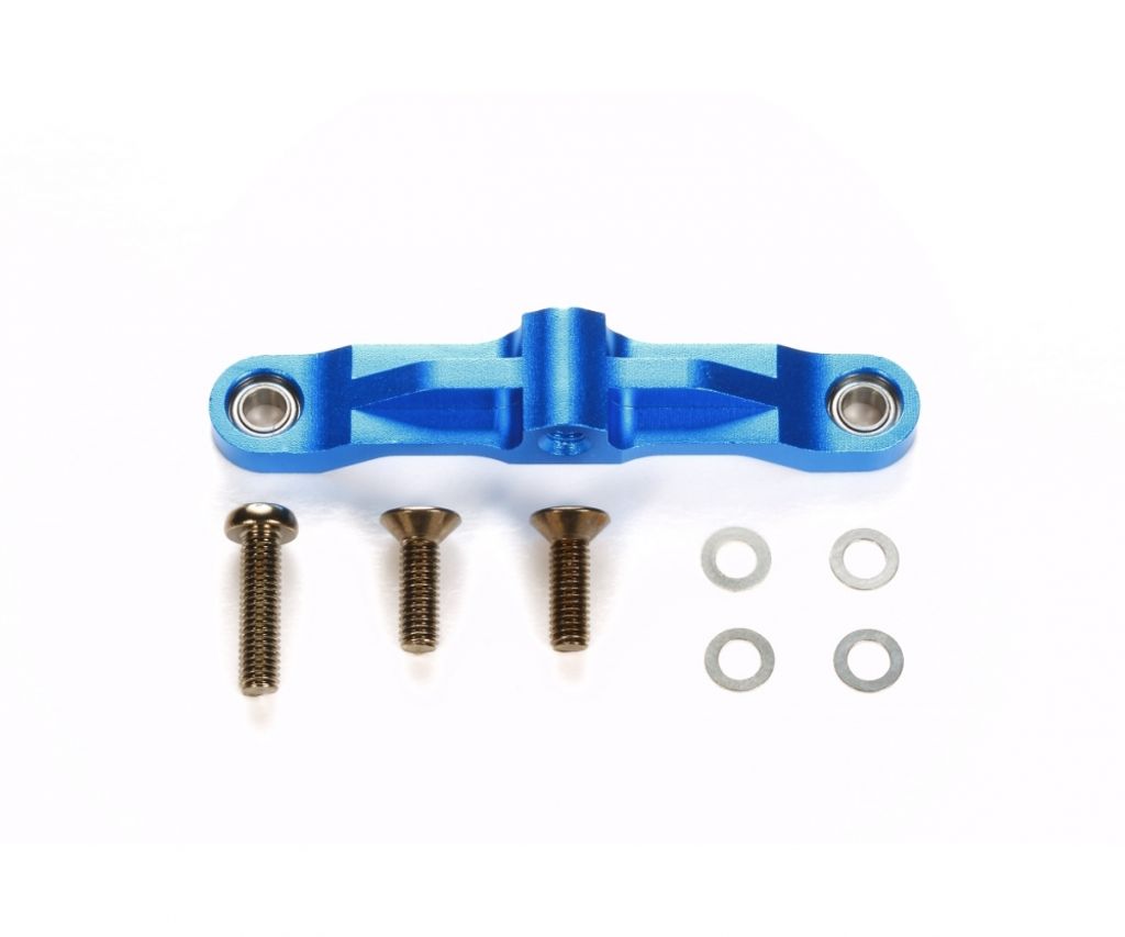 Tamiya TT-02 Alu Lenkhebelverbinder Blau elox. Produktbild 