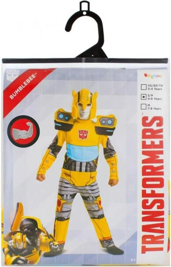 Tenue Anniversaire Transformers Bumblebee Enfant 7-8 Ans Thématique