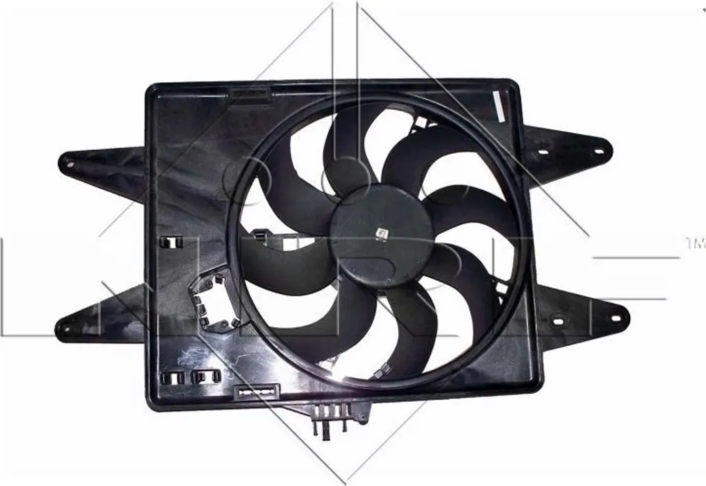 Ventilateur de radiateur NRF 47430 pour Fiat Doblo OE 46737733