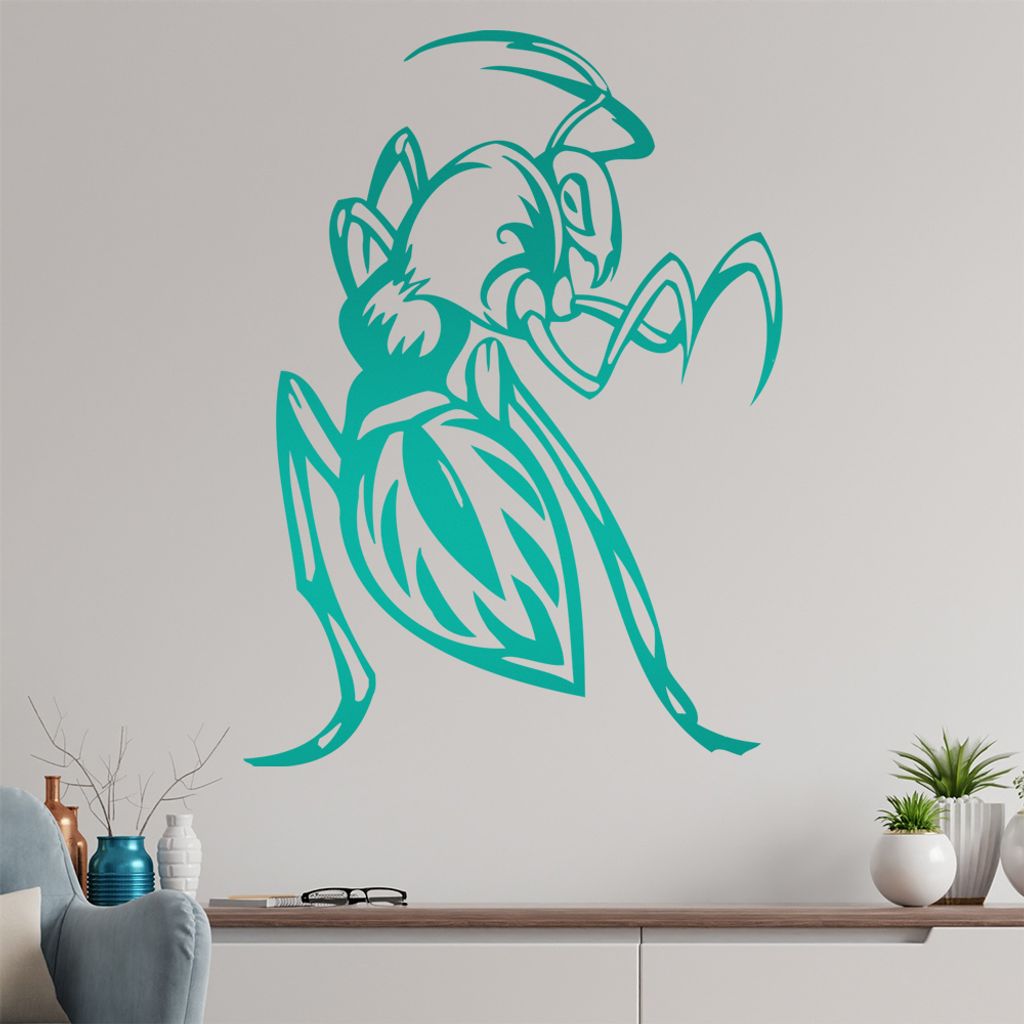 Killer Insekt Wandtattoo in 6 Größen - Wandaufkleber Wall Sticker - Dekoration, Küche, Wohnzimmer, Schlafzimmer, Badezimmer