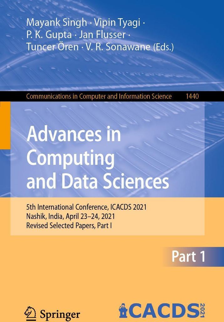 Advances in Computing and Data Sciences