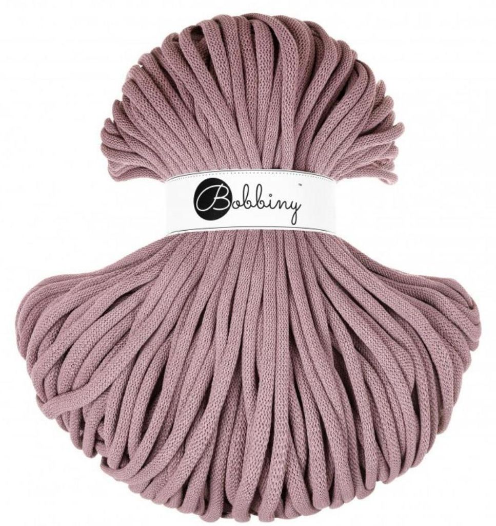 Bobbiny Jumbo 9 mm 100 m Mauve Schnur Produktbild 
