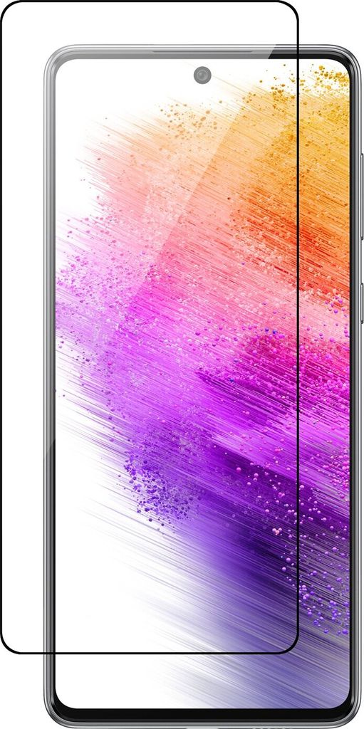 5D Schutz Glas kompatibel mit SAMSUNG GALAXY A73 5G Curved Folie Vollständig Klebend und Abdeckung