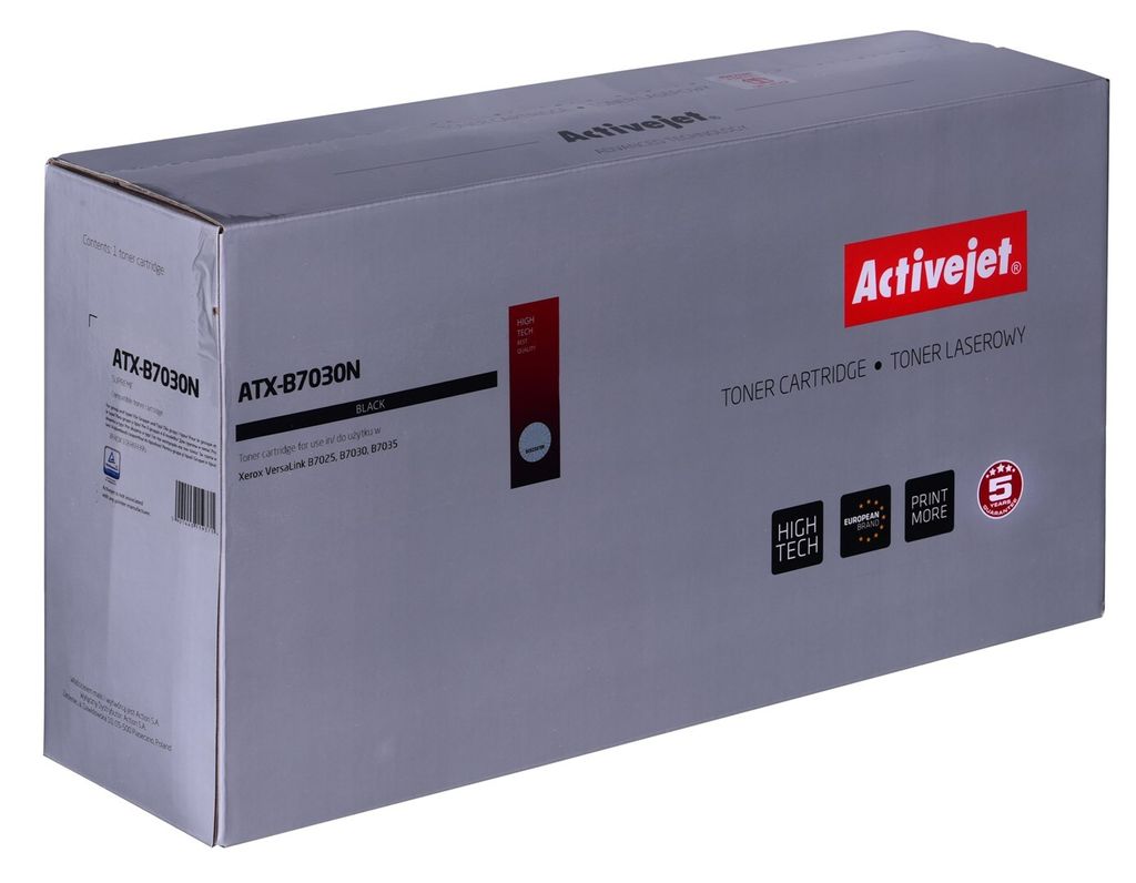 Activejet ATX-B7030N Toner (Ersatz für Xerox 106R03395; Höchst; 15000 Seiten; schwarz)