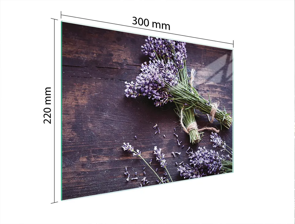 Tagliere Copriforno 30x22 cm Legno di Lavanda | Multiglass Design - 14