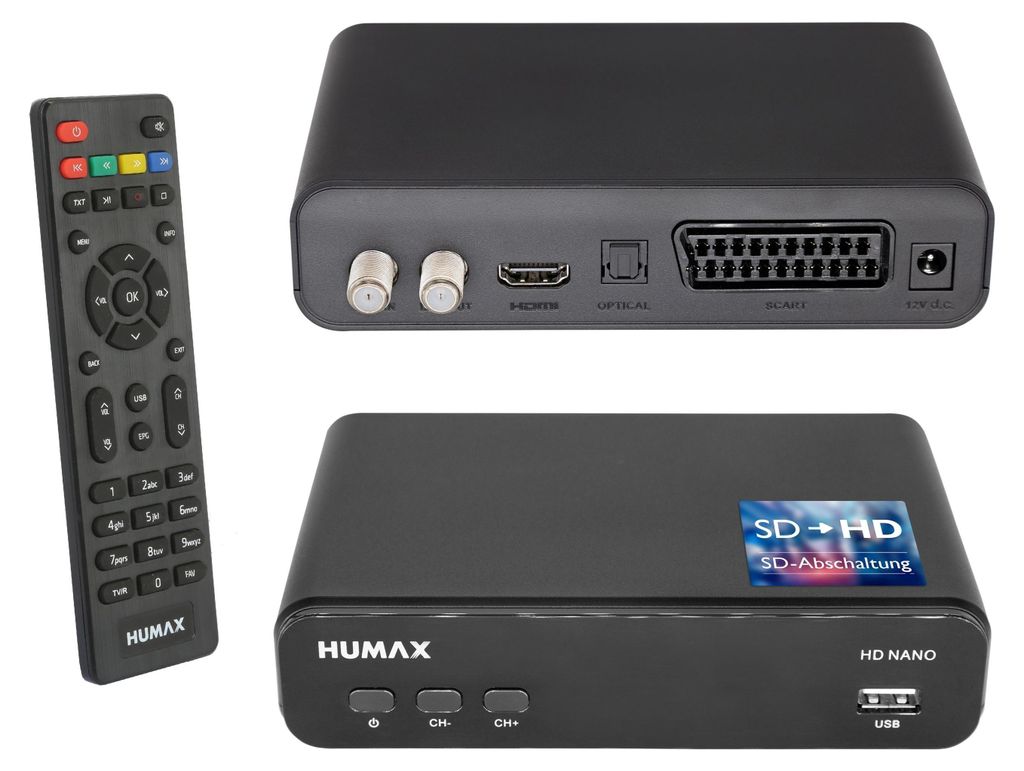 Decoder Humax HD Nano - nero Immagine del prodotto 