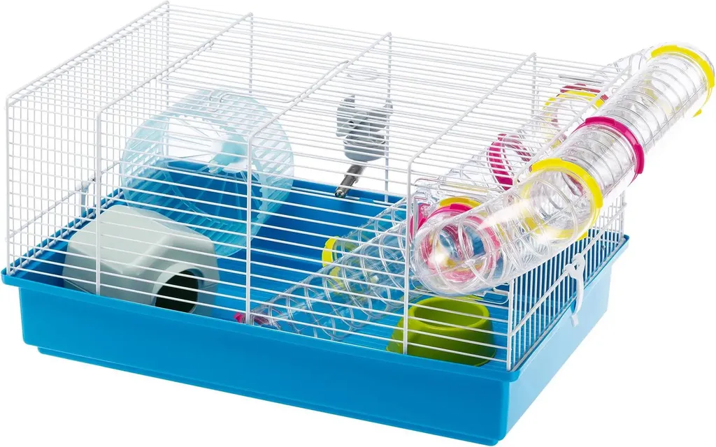 Cage Hamster Ferplast Paula Anti-Évasion et Facile à Nettoyer 46 cm
