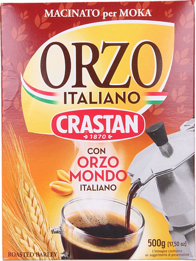 Kawa ziarnista mielona Orzo Macinato Moka 500g - Crastan Zdjęcie produktu 