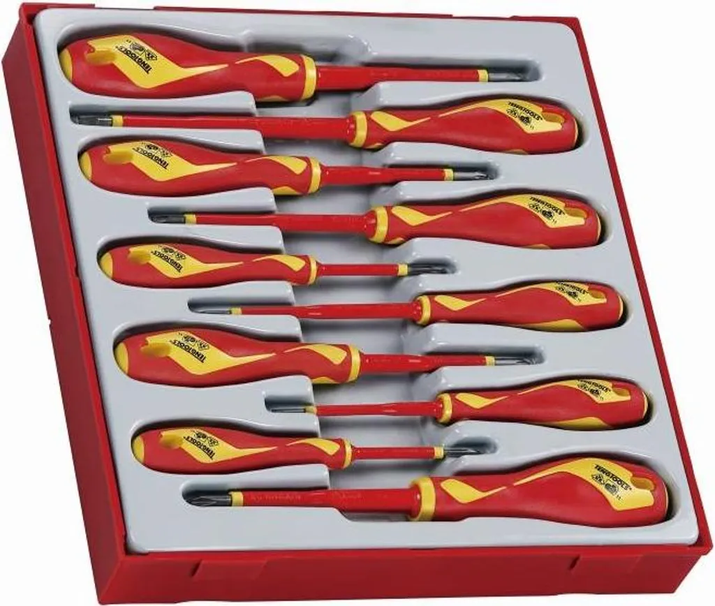 Tournevis 1000V Teng Tools TTDV910N avec manche ergonomique bi-matière