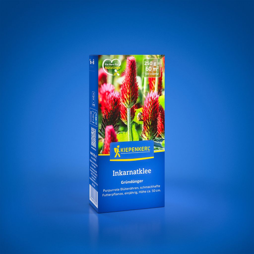 Kiepenkerl Gründüngung Inkarnatklee Trifolium incarnatum Produktbild 