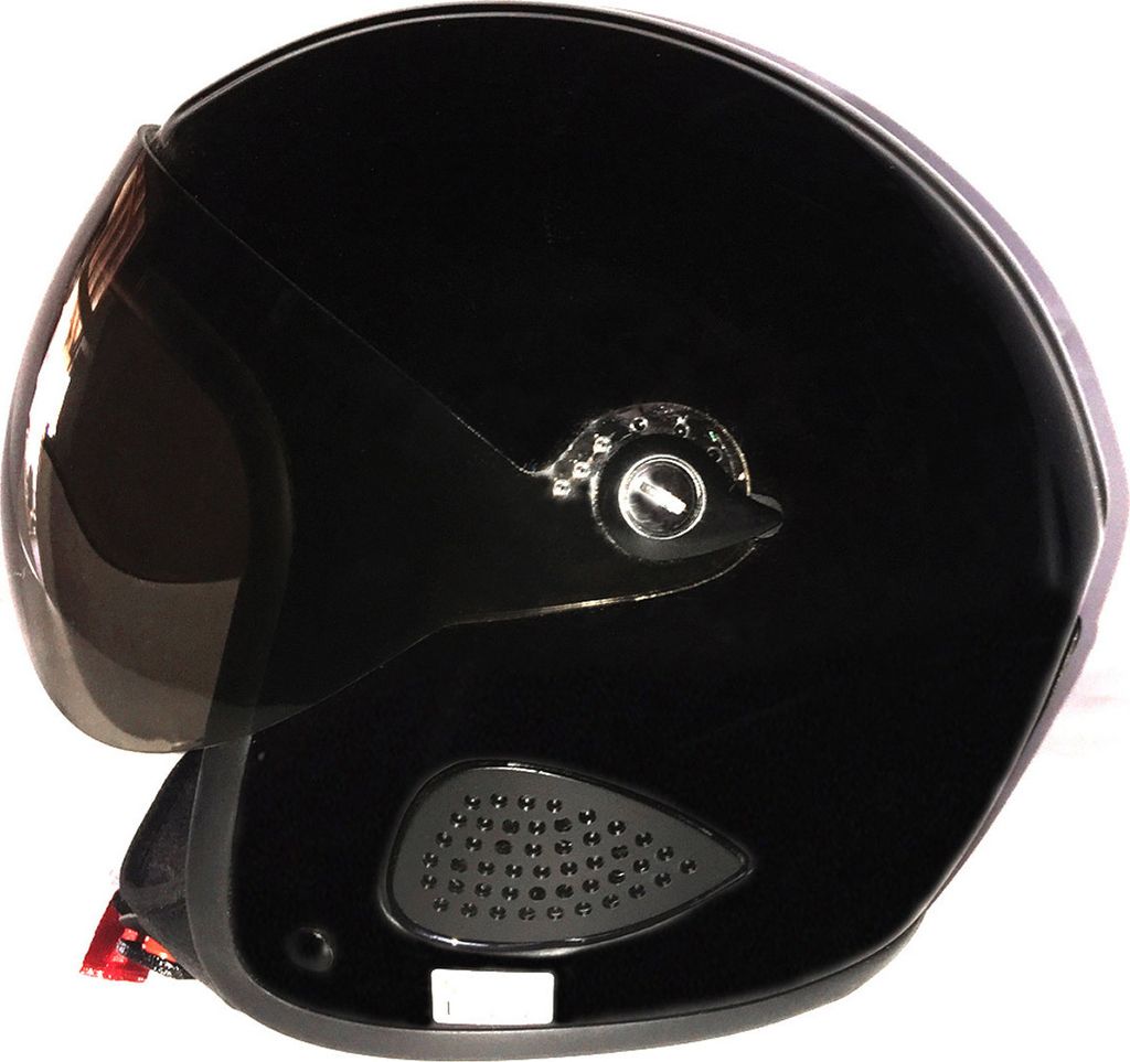 Casco Bores Gensler cult jet con visiera Nero (il test ECE Immagine del prodotto 