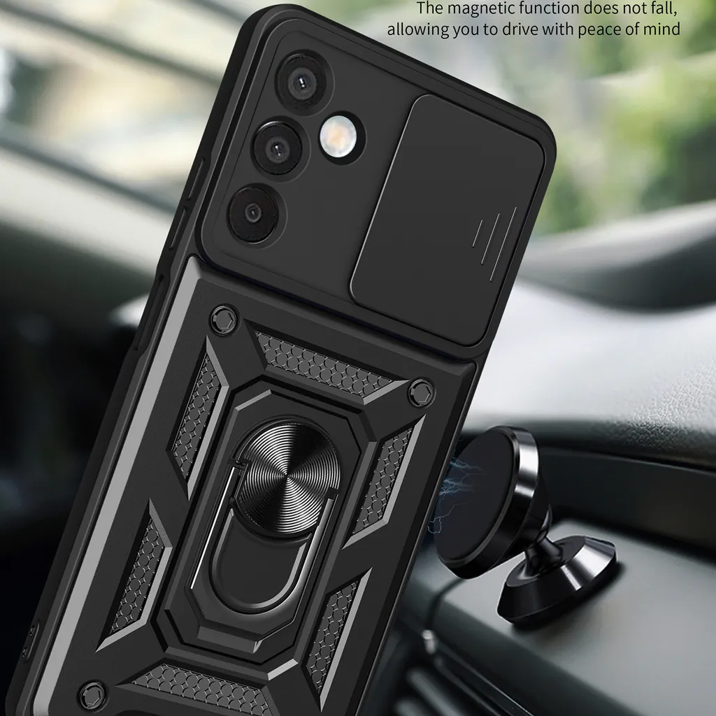 Cover Xiaomi 13 Lite Rosa con Anello - Protezione Silicone TPU Fantasia