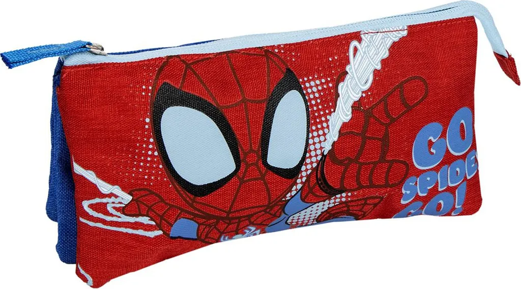 CERDÀ - Oficjalny Piórnik Potrójny Marvel Spidey do Akcesoriów Szkolnych