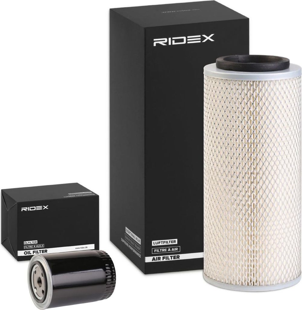RIDEX Filterset Inspektionspaket Filtersatz für VW GOLF III (1H1) GOLF II (19E, 1G1) TRANSPORTER III Bus Bora Limousine (1J2) ILTIS (183) für FENDT