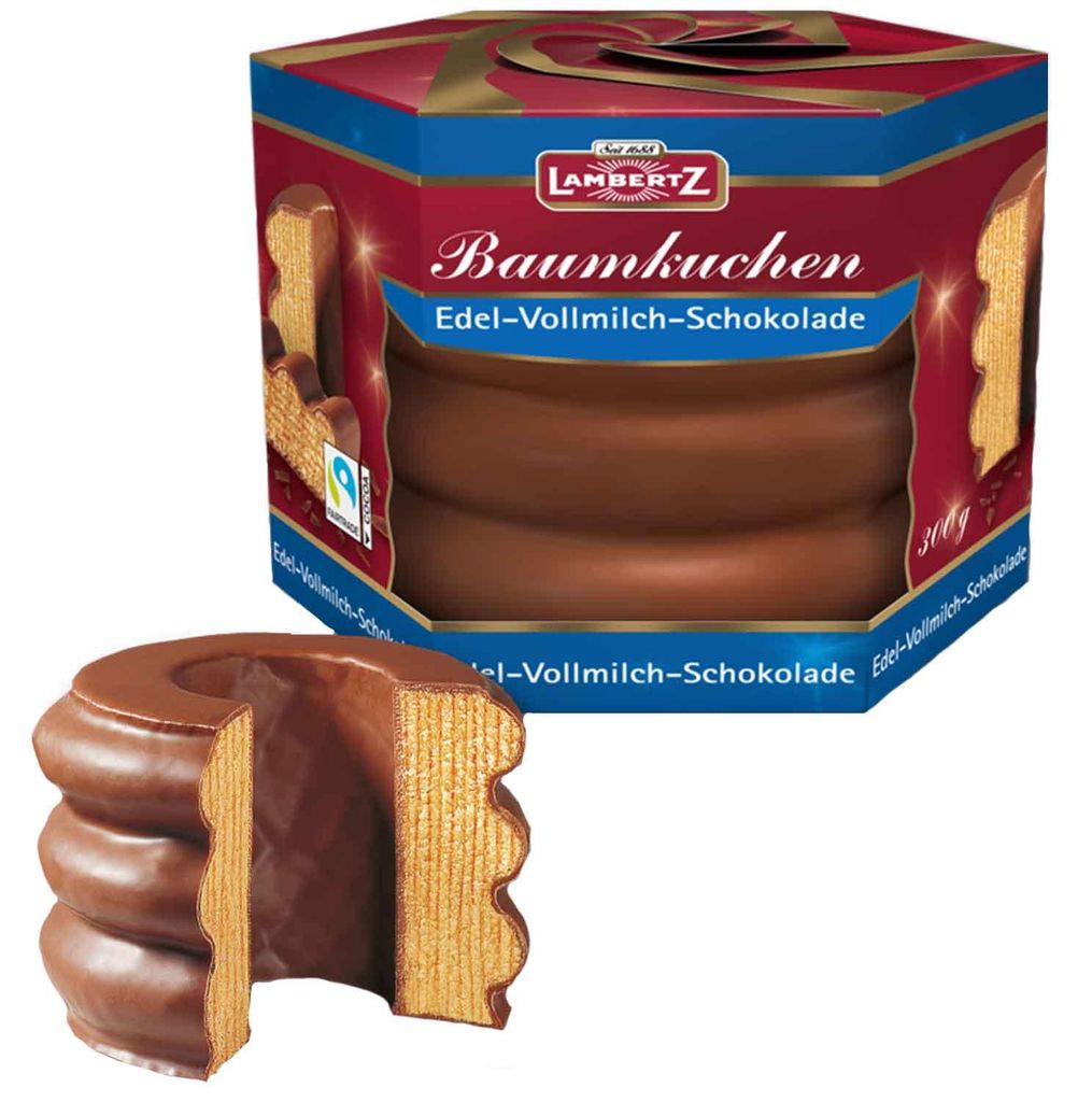 Lambertz Baumkuchen Vollmilch 300g Produktbild 
