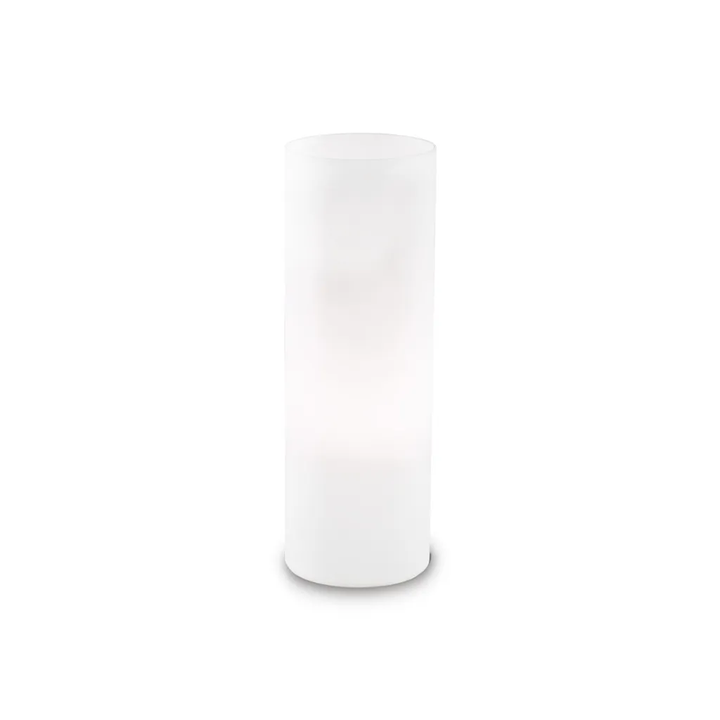 Ideal Lux Edo TL1 Grande Lampe de Table Design Moderne Chrome et Verre