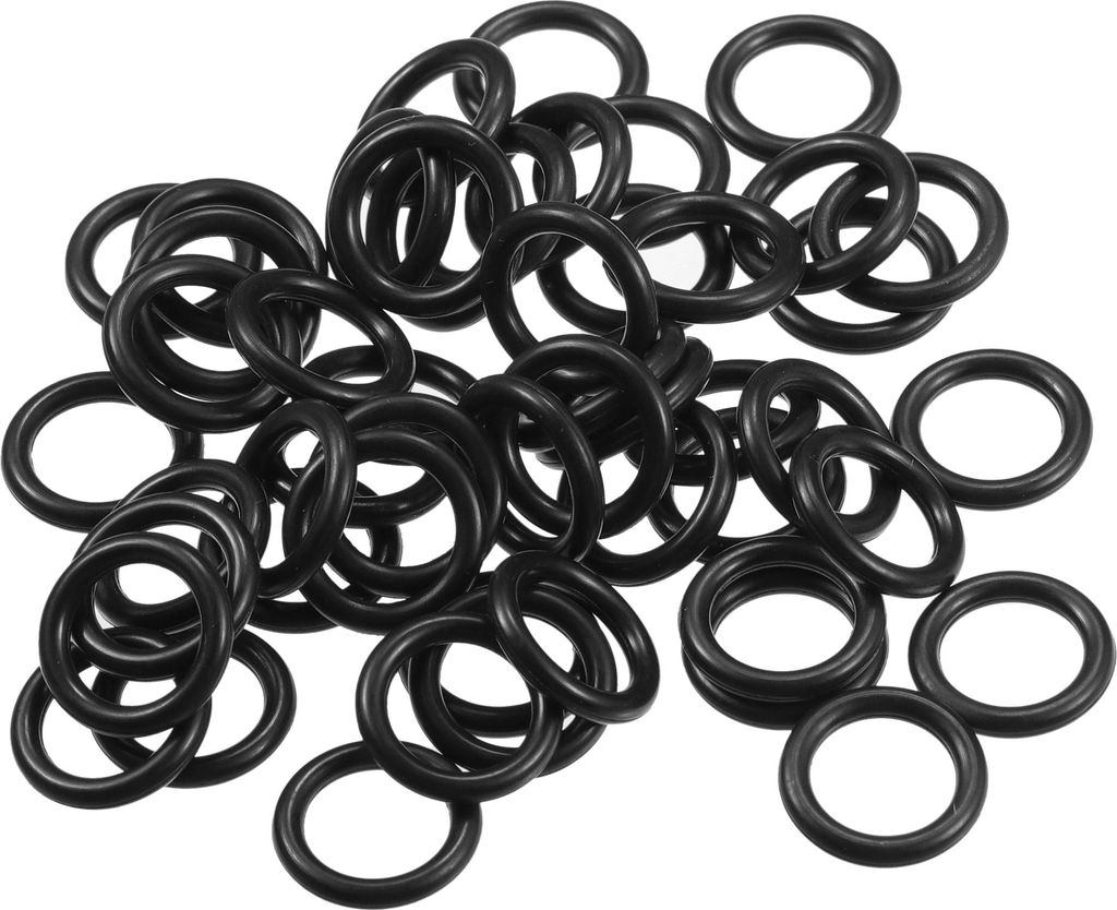 50 Stück 9mm ID x 2mm CS Universal Auto O-Ring Dichtung - Auto - Wasserhahn Reparatur LKW SUV Anhänger Rohr Abdichtung Wasserdicht - NBR Gummi Sc...